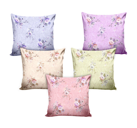 Ultimate Trends Floral Digital Printed Cushion Cover