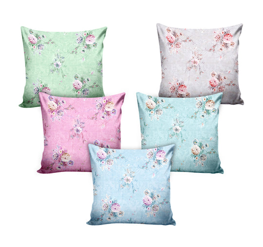 Ultimate Trends Floral Digital Printed Cushion Cover