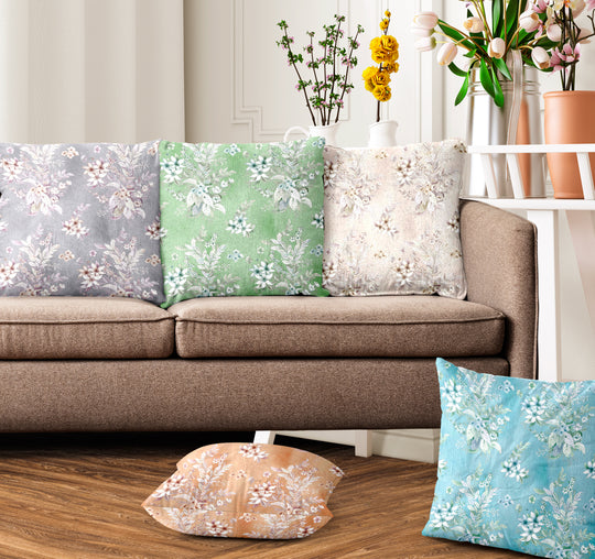 Ultimate Trends Floral Digital Printed Cushion Cover