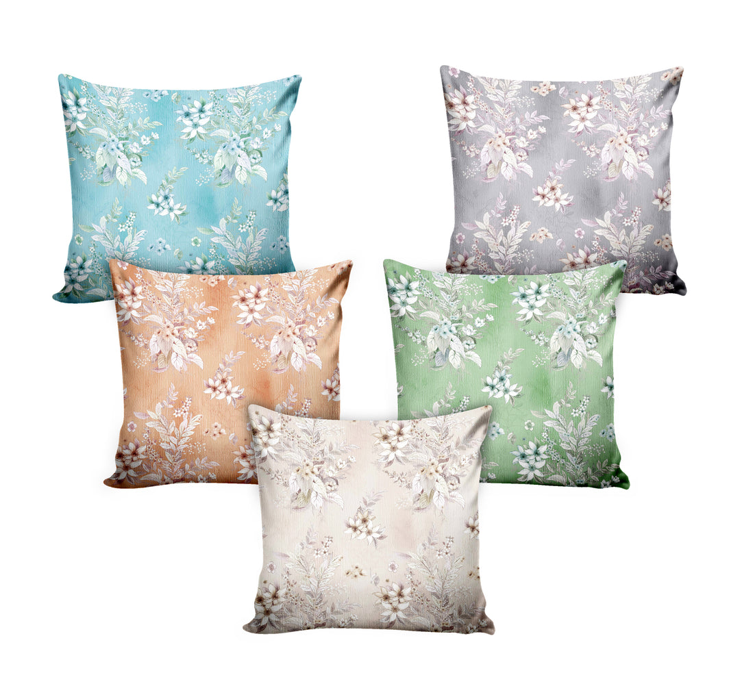 Ultimate Trends Floral Digital Printed Cushion Cover