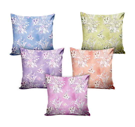 Ultimate Trends Floral Digital Printed Cushion Cover