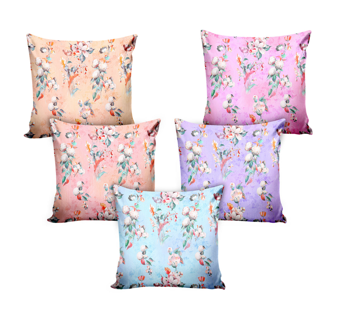 Ultimate Trends Floral Digital Printed Cushion Cover