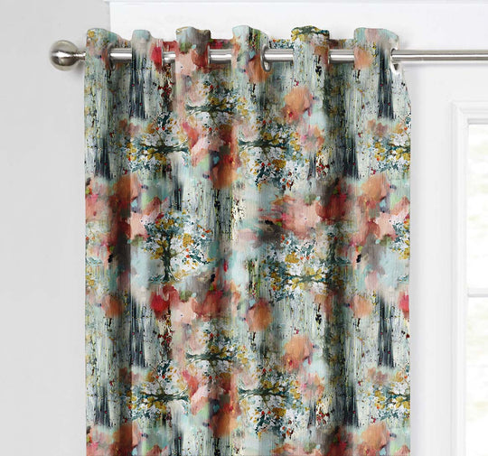 Ultimate Trends Premium Polyester Floral Curtain For Home Décor Multi Color, 1 Piece