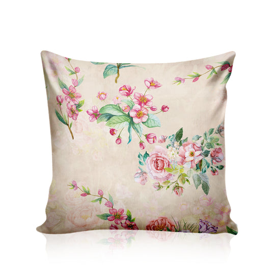 Ultimate Trends Floral Digital Printed Cushion Cover