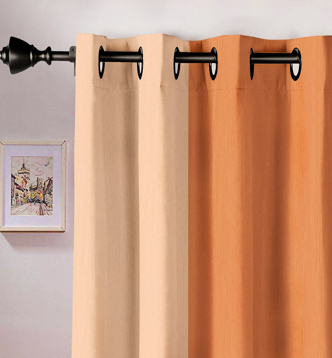 Ultimate Trends Premium Polyester Modern Curtain For Home Décor Multi Color , 1 Piece