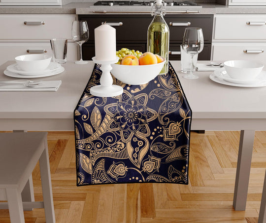 Navy Blue, Table Runner