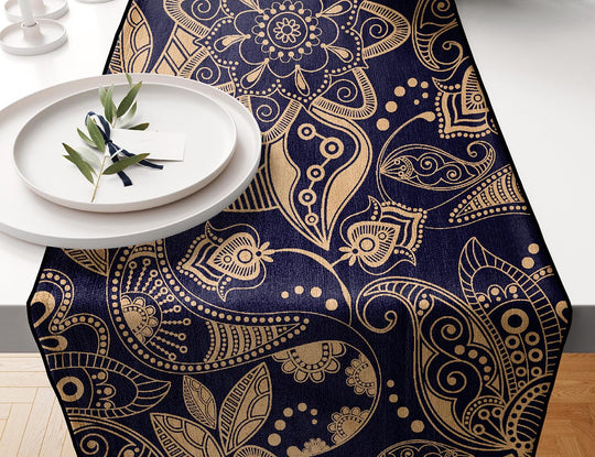 Navy Blue, Table Runner