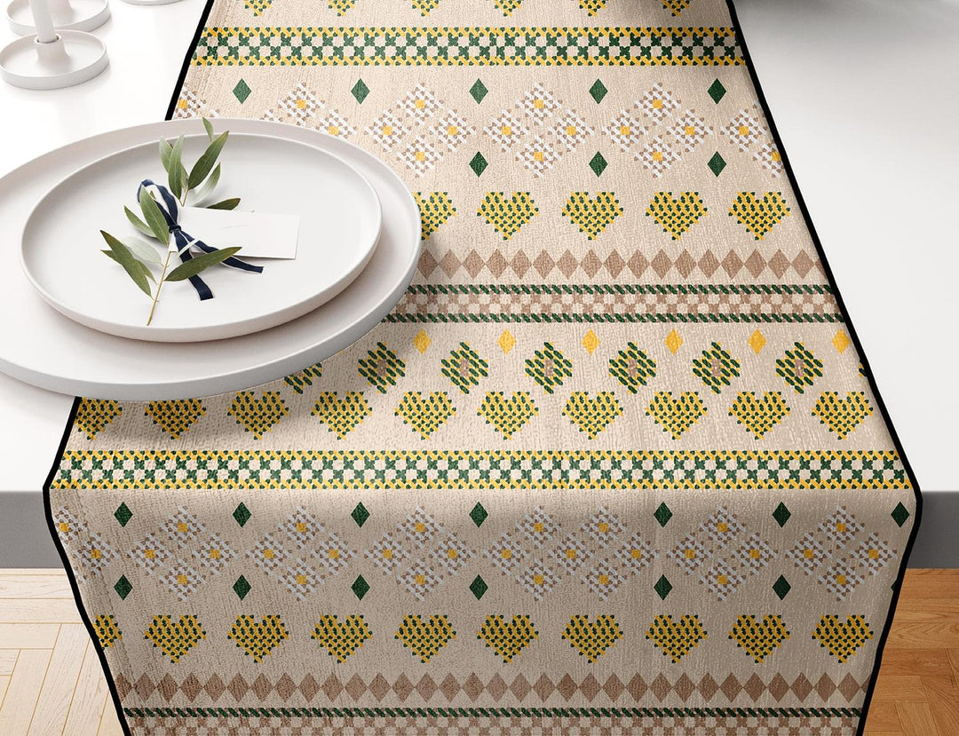 Light Cream, Table Runner