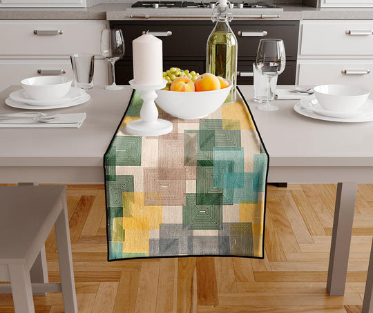 Multi Abstract, Table Runner