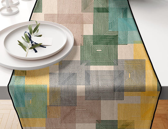 Multi Abstract, Table Runner