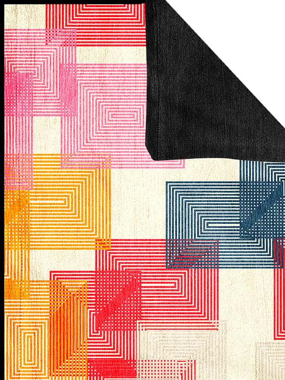 Multicolor Geometric, Table Runner