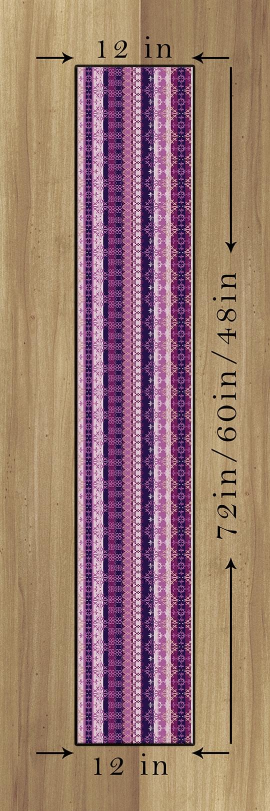 Purple and Cream, Table Runner