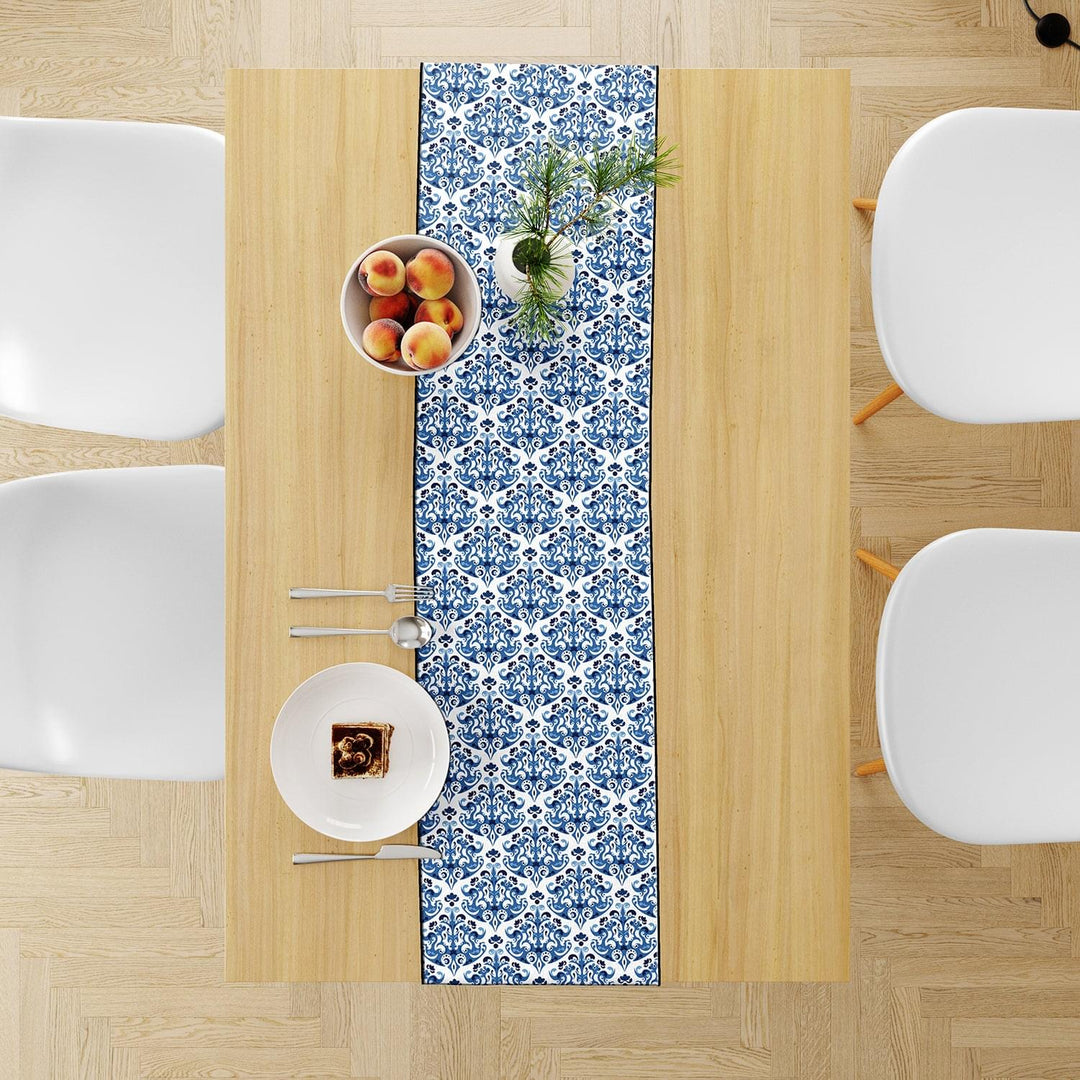 Blue and White, Table Runner