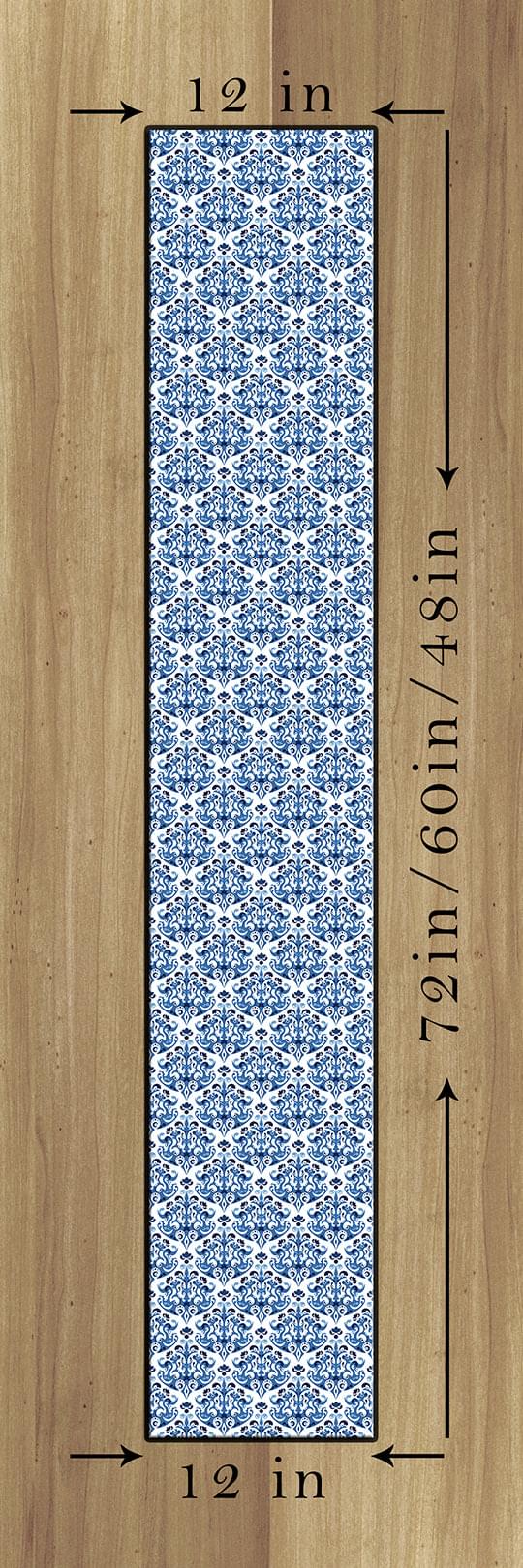 Blue and White, Table Runner