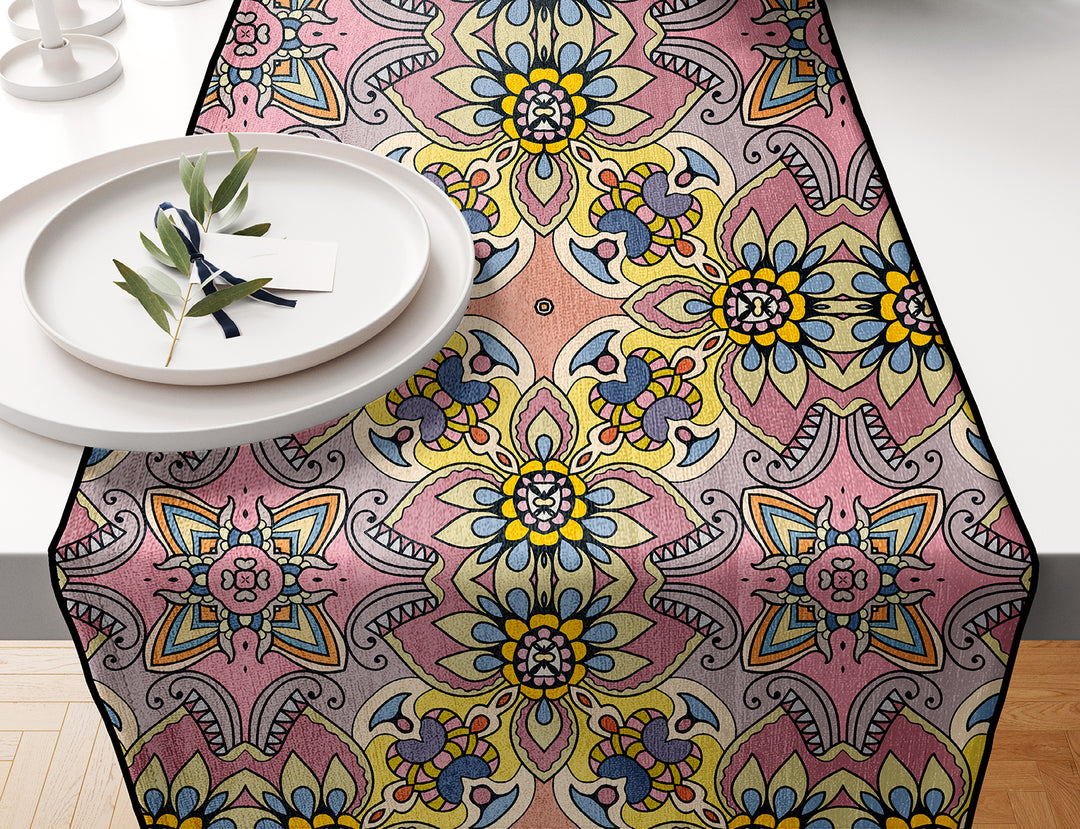 Light Pink and Lemon, Table Runner