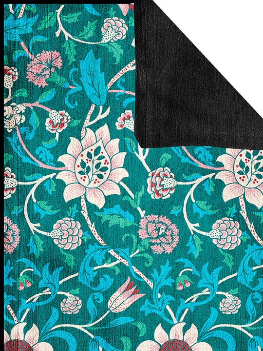 Turquoise Floral, Table Runner