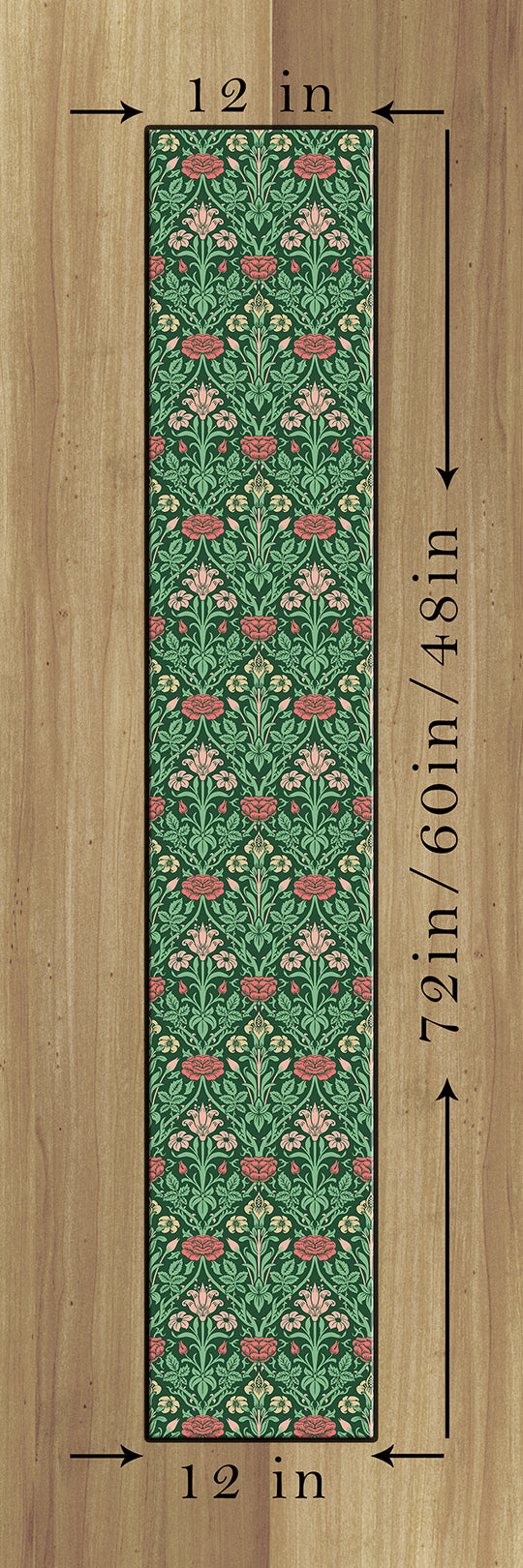 Dark Green, Table Runner