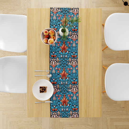 Black and Blue, Table Runner