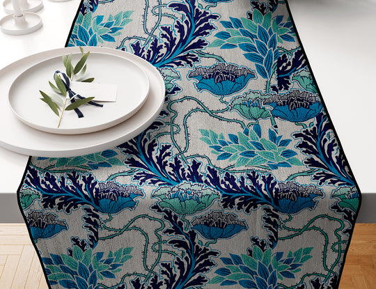 Blue and White, Table Runner