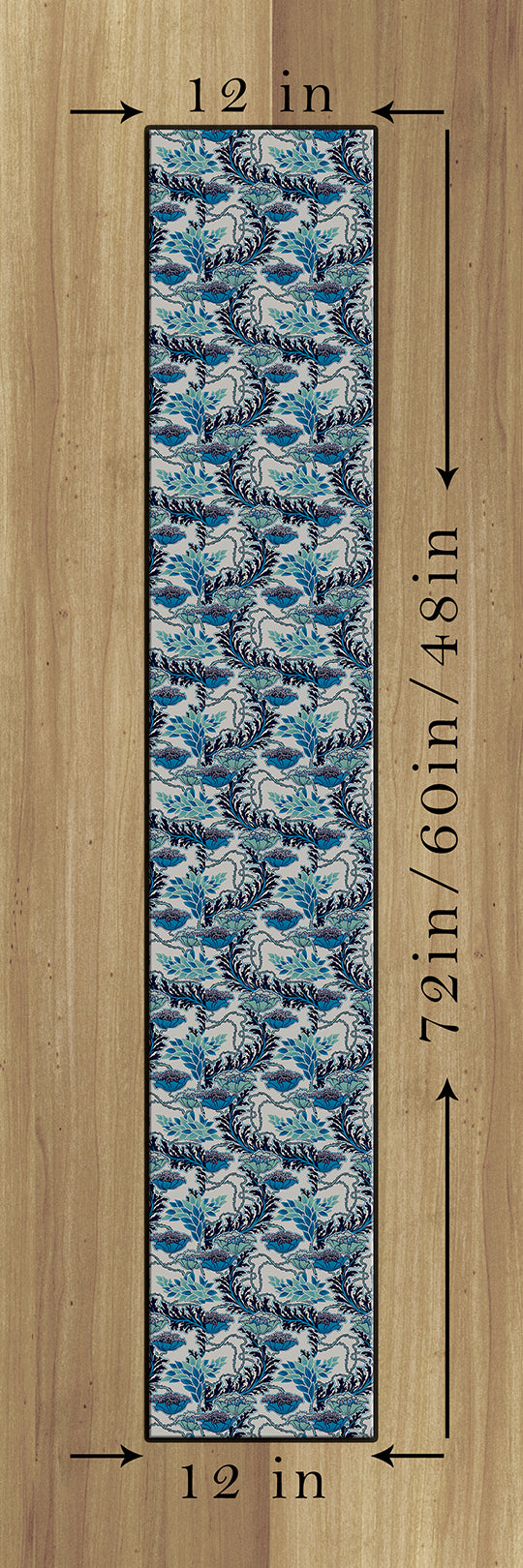 Blue and White, Table Runner