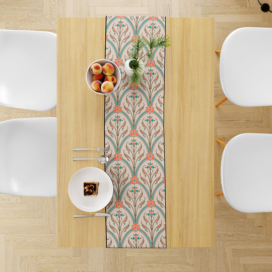 Ivory and Multicolor, Table Runner