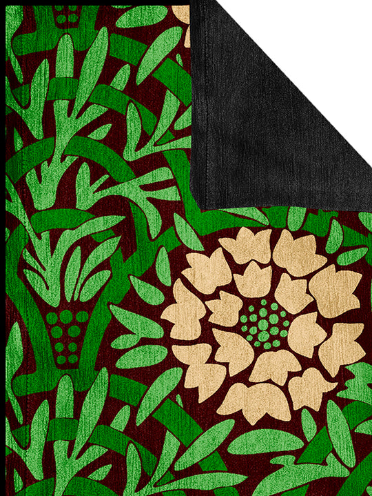 Black and Green, Table Runner