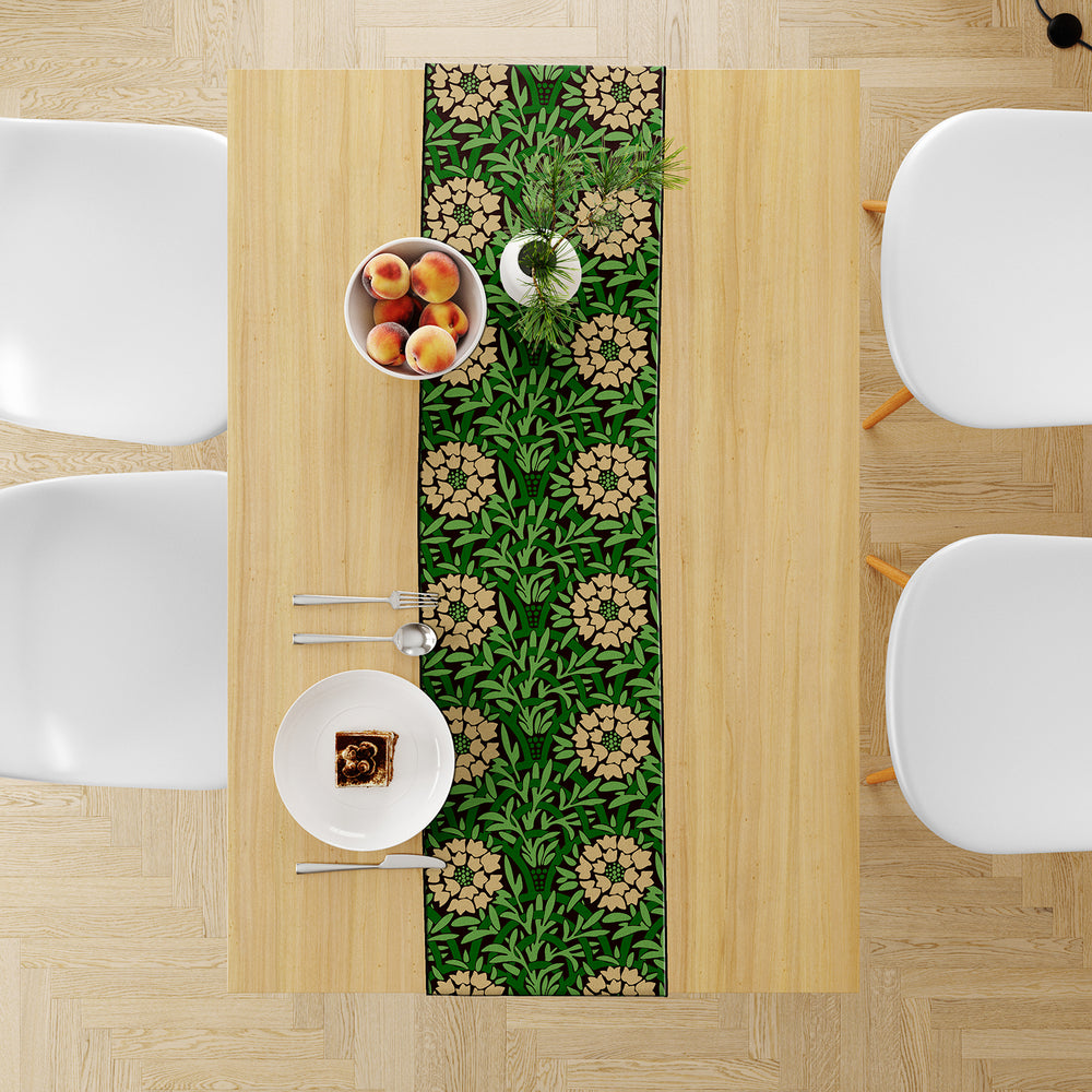 Black and Green, Table Runner