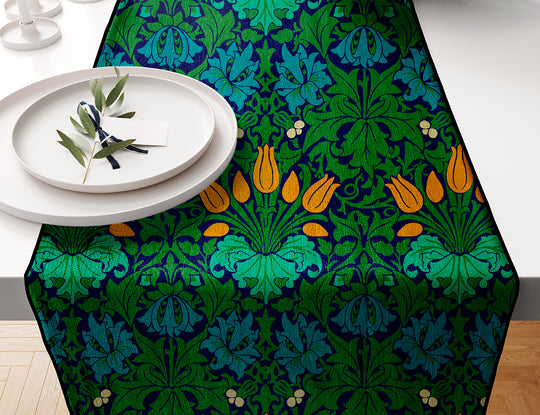 Dark Green, Table Runner