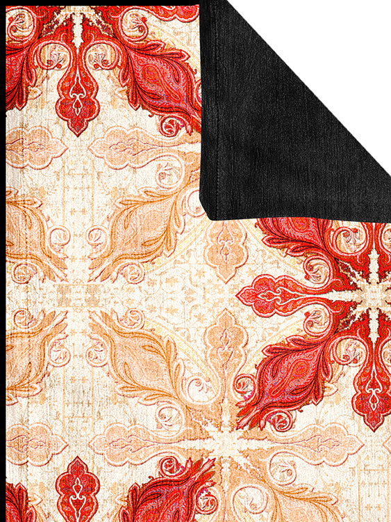 Cream and RED, Table Runner