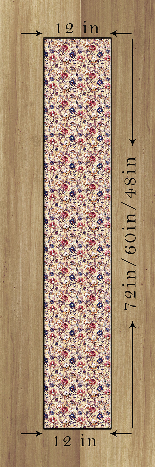 Cream Floral, Table Runner